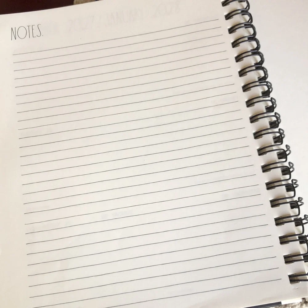 Rae Dunn White Spiral 2027 Planner
